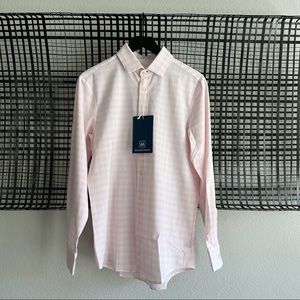 Mizzen + Main leeward pink check button down